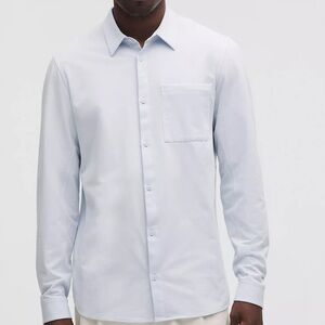 NWT Mens Lululemon Commision Long Sleeve Shirt in White Size Large